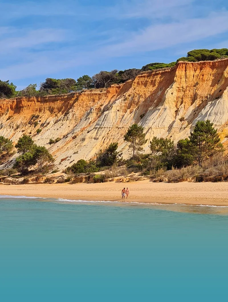 Walking beside the Algarve coast